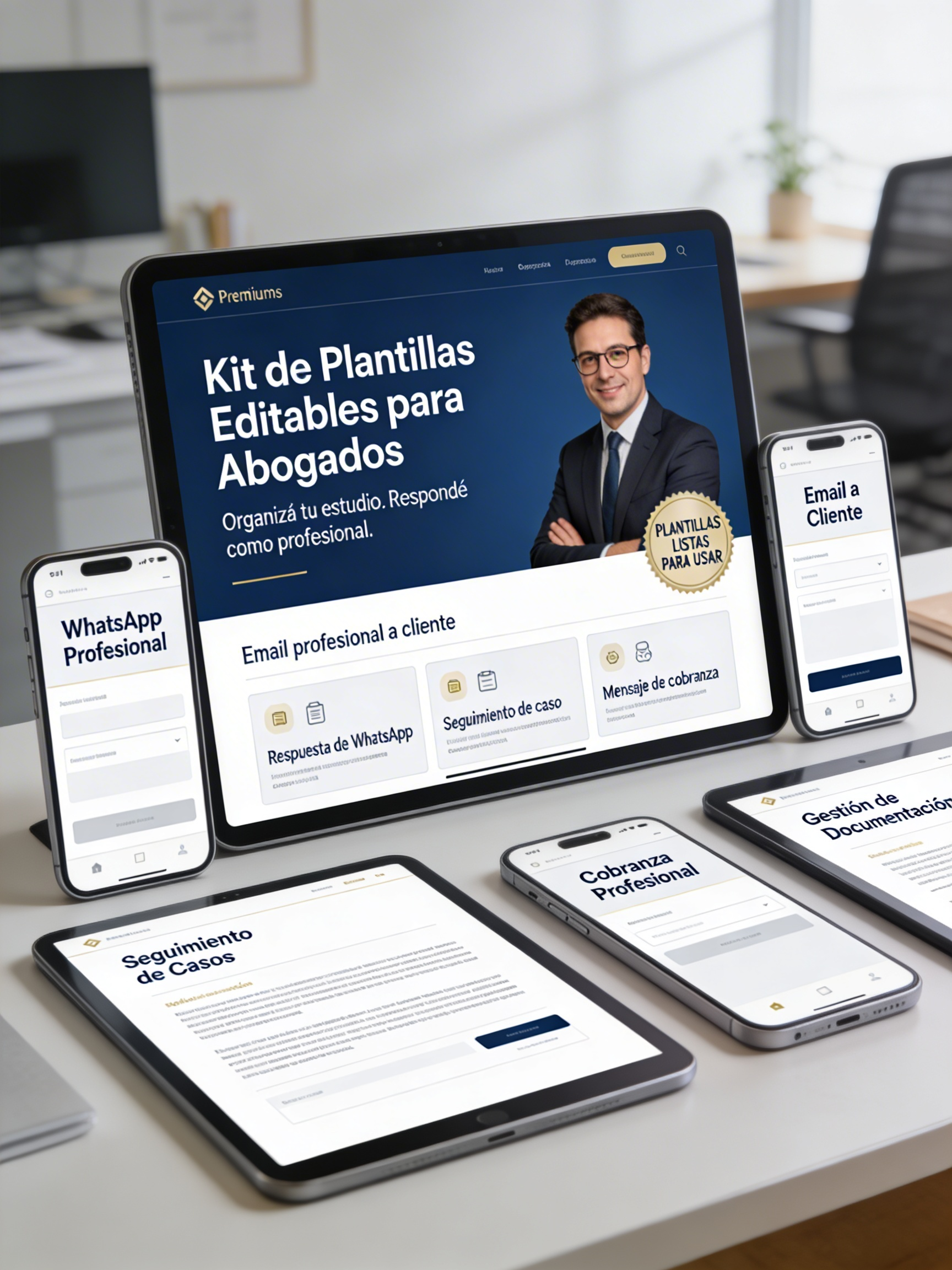 📂 Kit de Plantillas Editables para Abogados